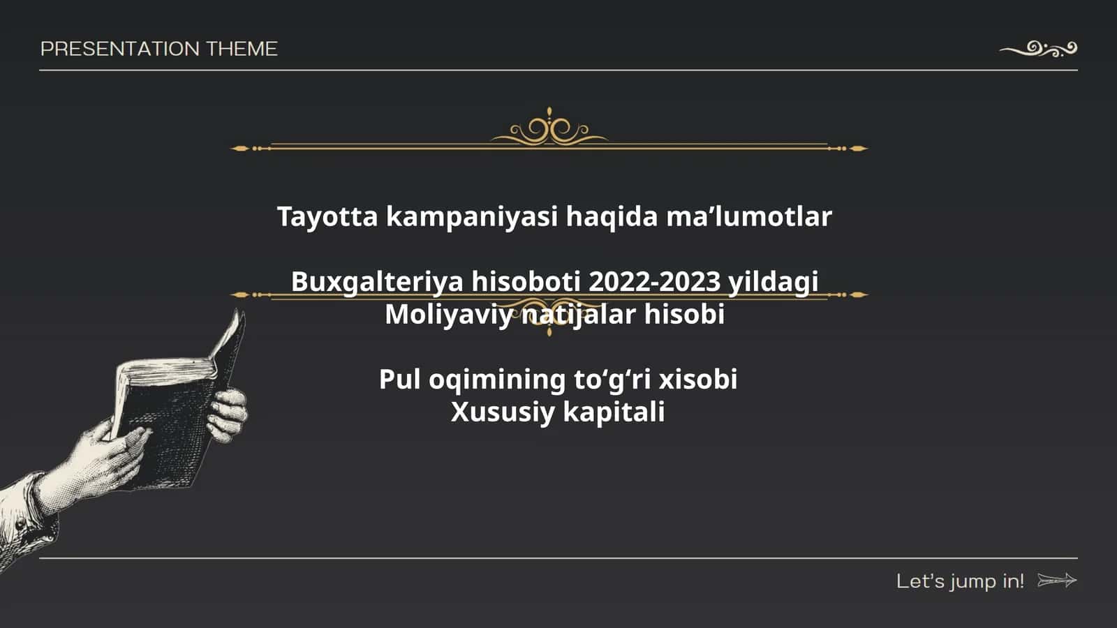 Toyota kompaniyasining buxgalteriya hisoboti (2022-2023 yillar) 1