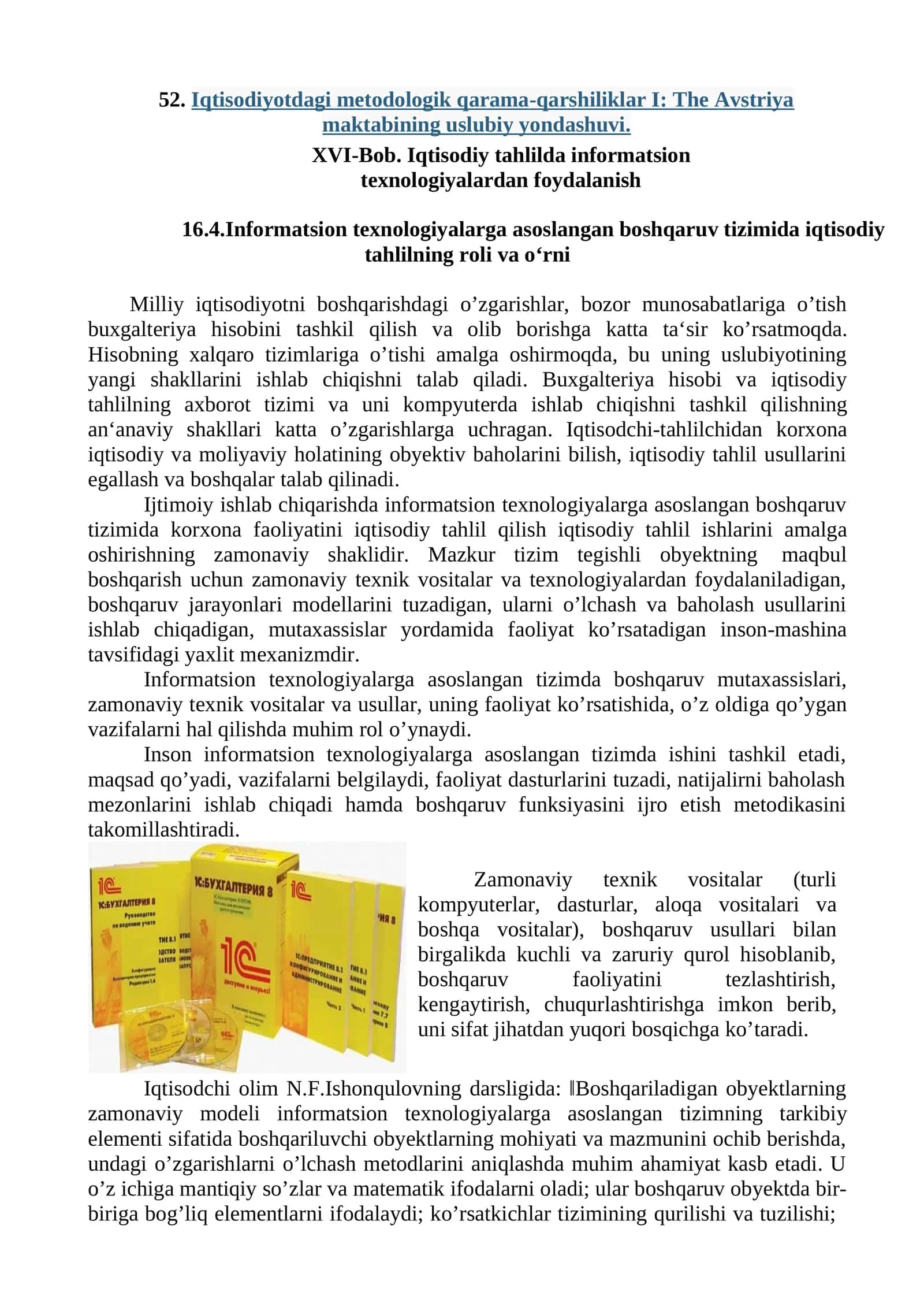 Iqtisodiyotdagi metodologik qarama-qarshiliklar I: The Avstriya maktabining uslubiy yondashuvi 1