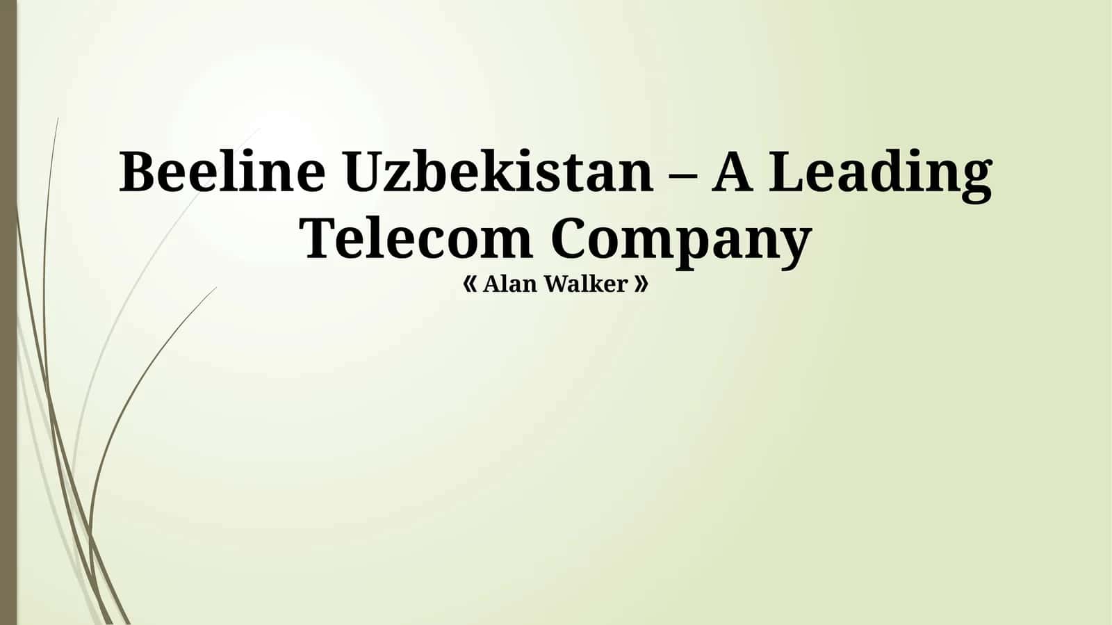 Beeline Uzbekistan – A Leading Telecom Company 1