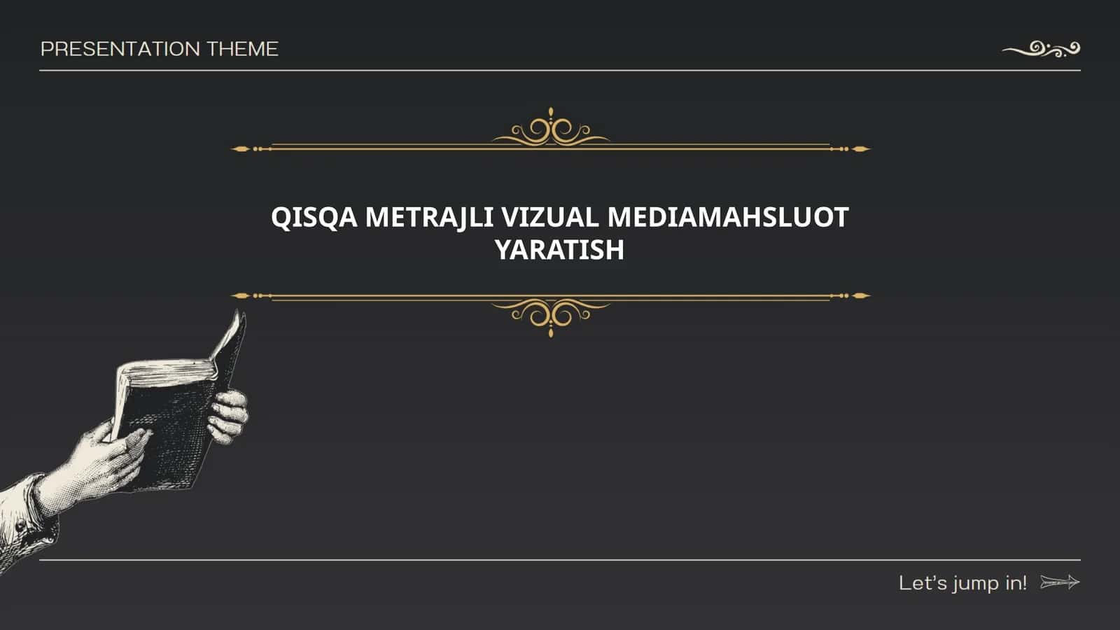 Qisqa metrajli vizual mediamahsluot yaratish 1