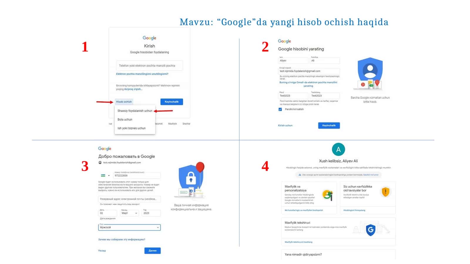 Google Drive orqali elektron jadvallar yaratish 1