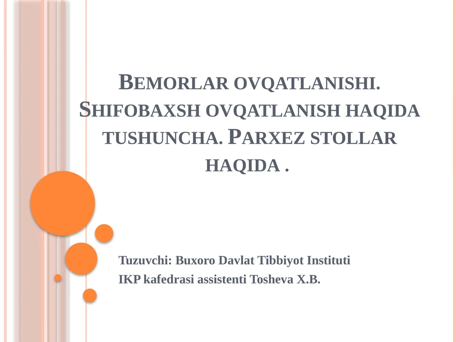 Bemorlarni ovqatlantirish 1
