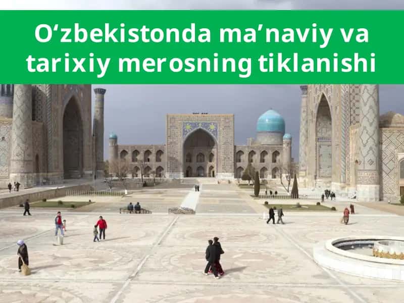 O‘zbekiston dama’naviy tarixiy merosining tiklanishi 1