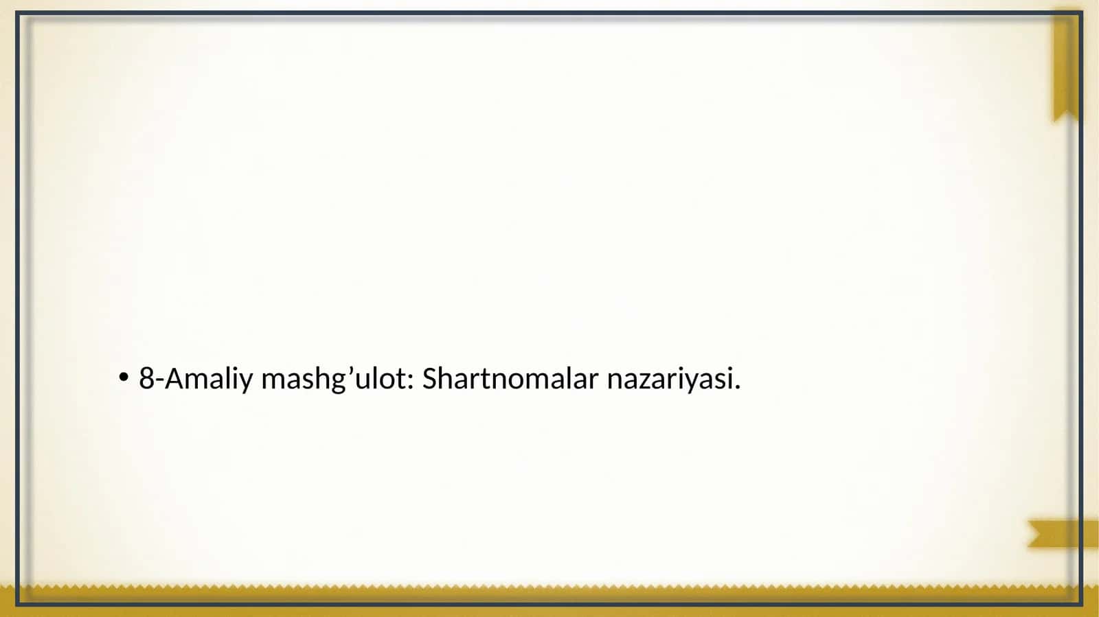 Shartnomalar nazariyasi 1