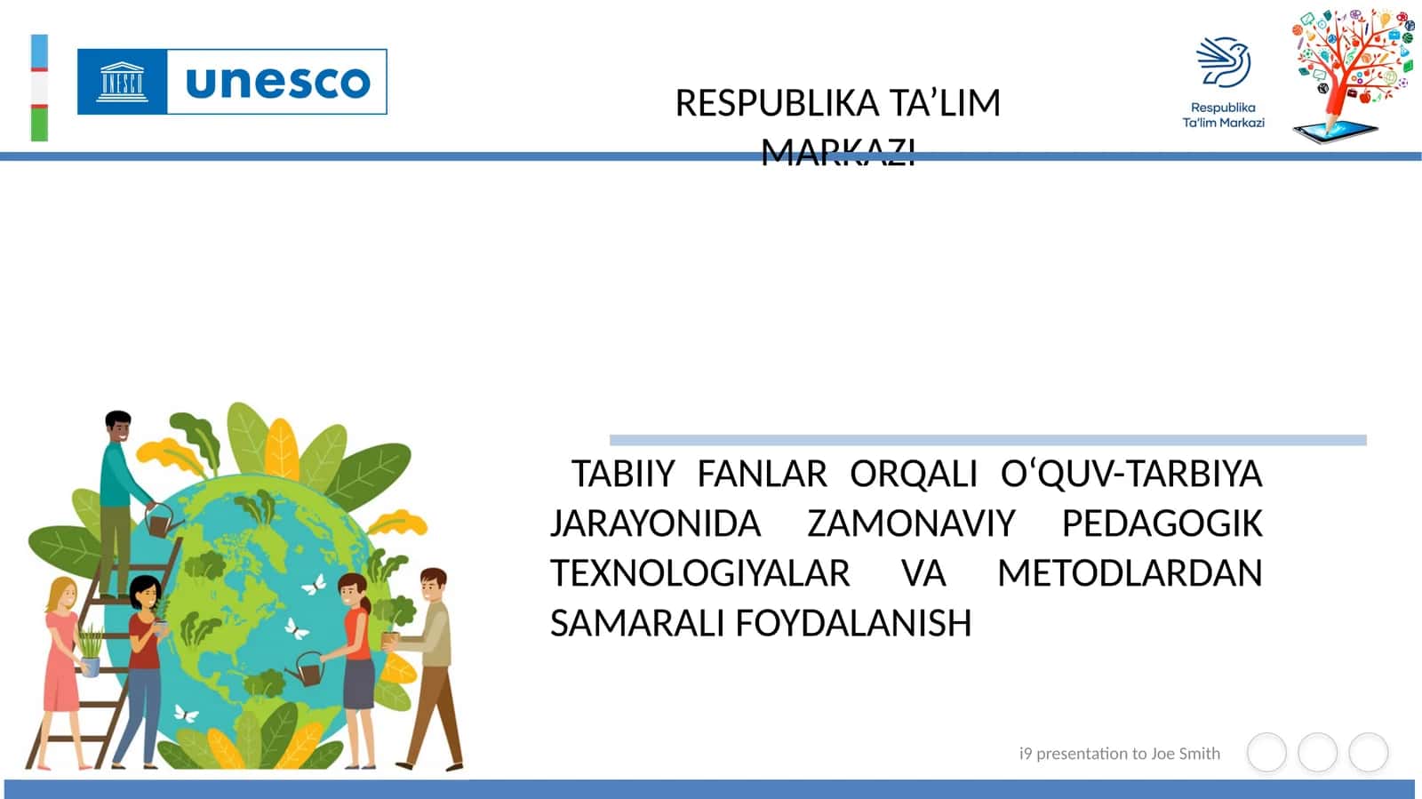 TABIIY FANLAR ORQALI O‘QUV-TARBIYA JARAYONIDA ZAMONAVIY PEDAGOGIK TEXNOLOGIYALAR VA METODLARDAN SAMARALI FOYDALANISH 1