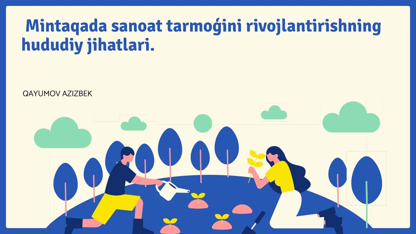 Sanoat tarmoqlarining mintaqaviy rivojlanish strategiyalari 1
