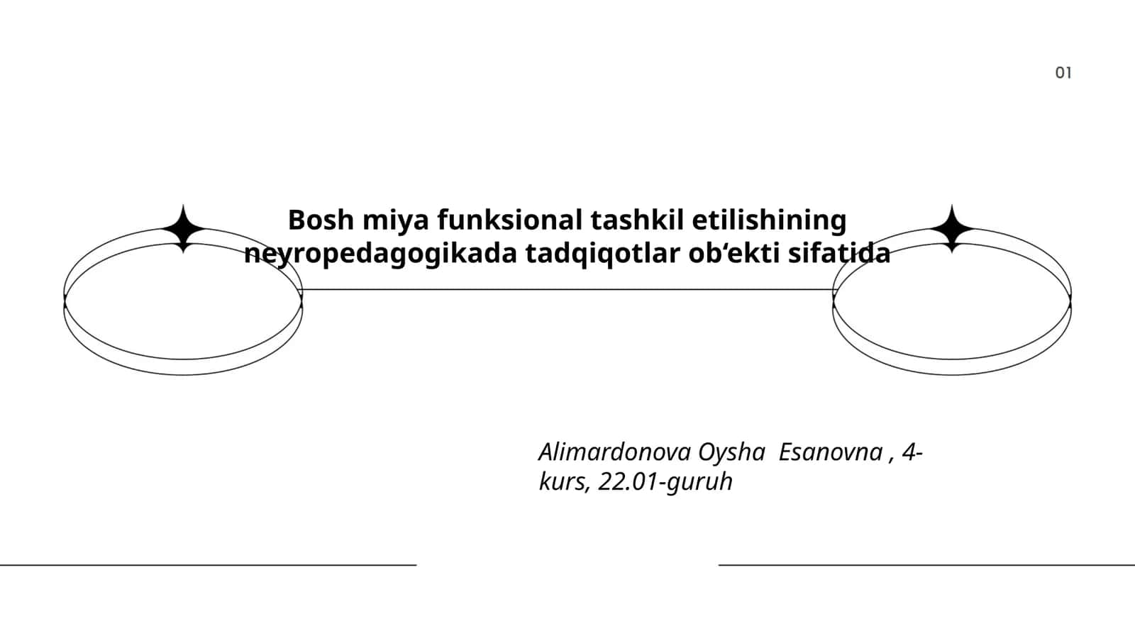 Bosh miya funksional tashkil etilishining neyropedagogikada tadqiqotlar ob‘ekti sifatida 1