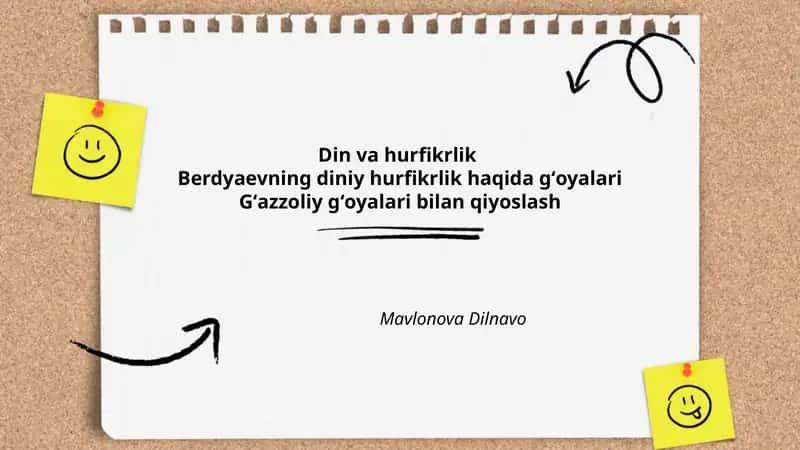 Din va hurfikrlik 1
