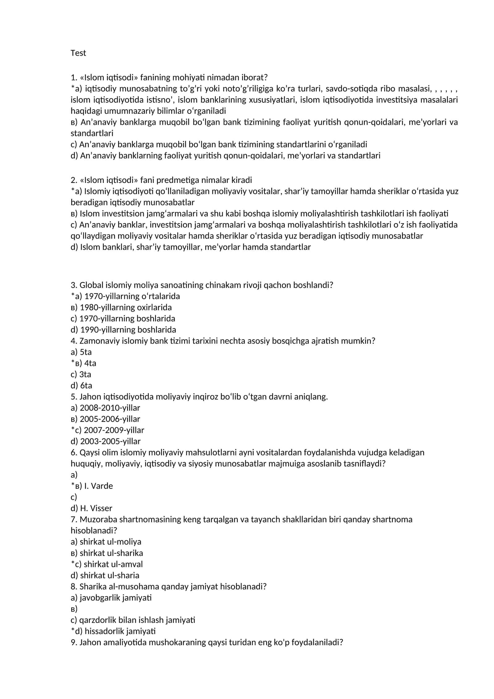 Islom iqtisodi 1