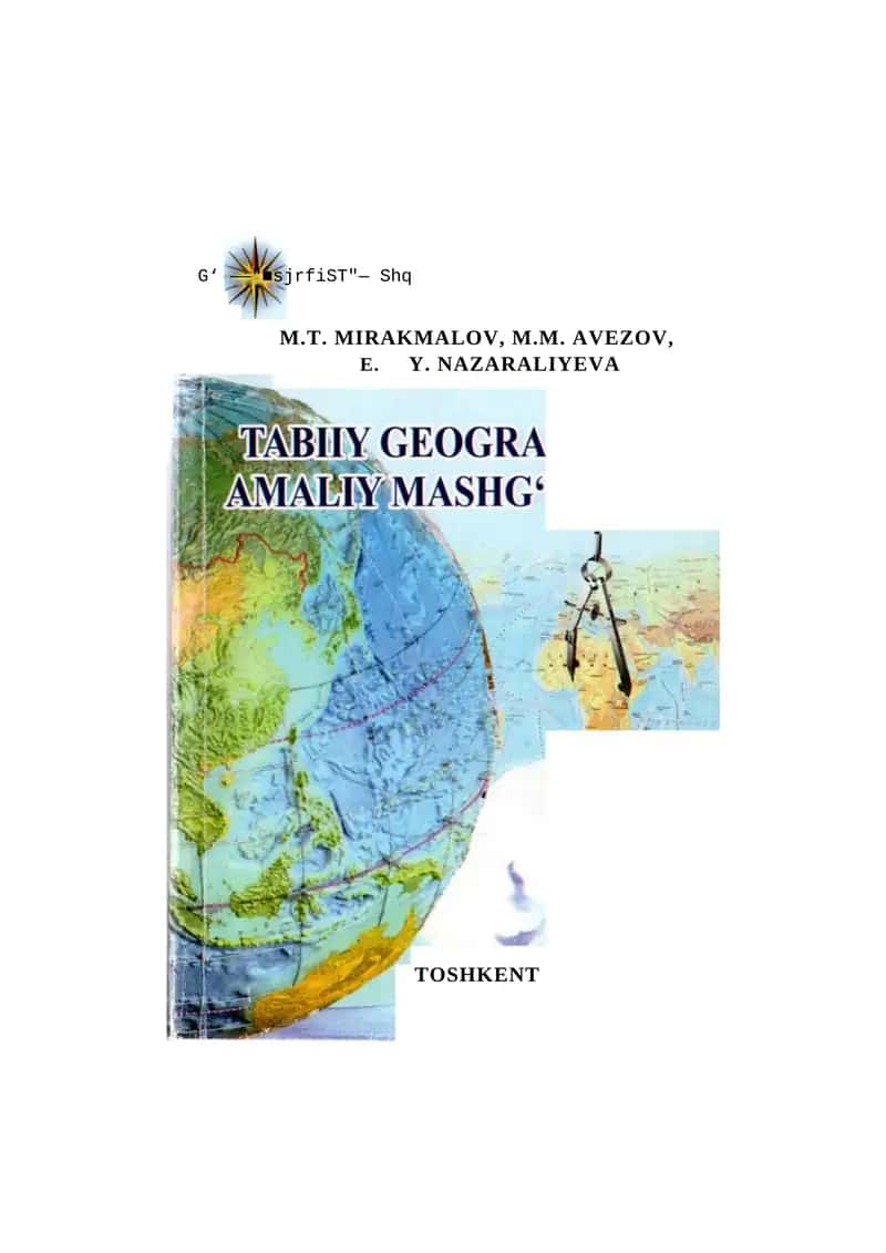 Tabiiy geografiyadan amaliy mashg‘ulotlar 1