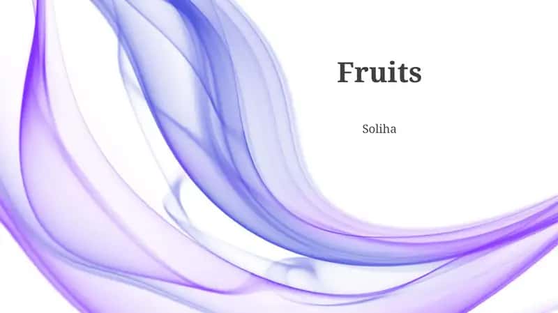 Fruits 1