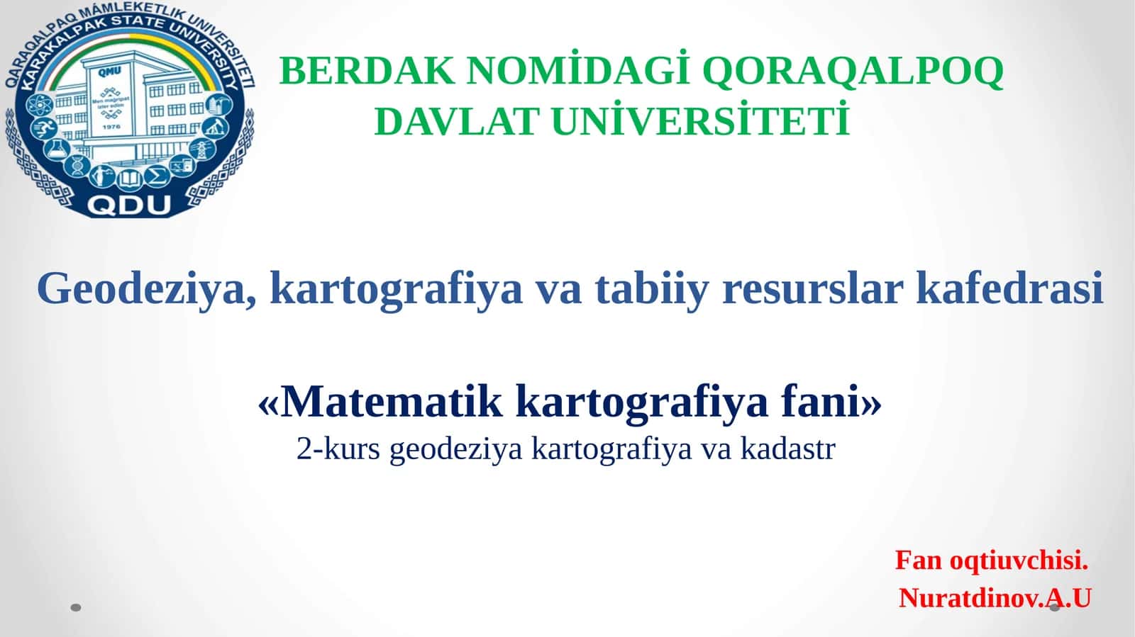 Маtematikkartografiyafani 1