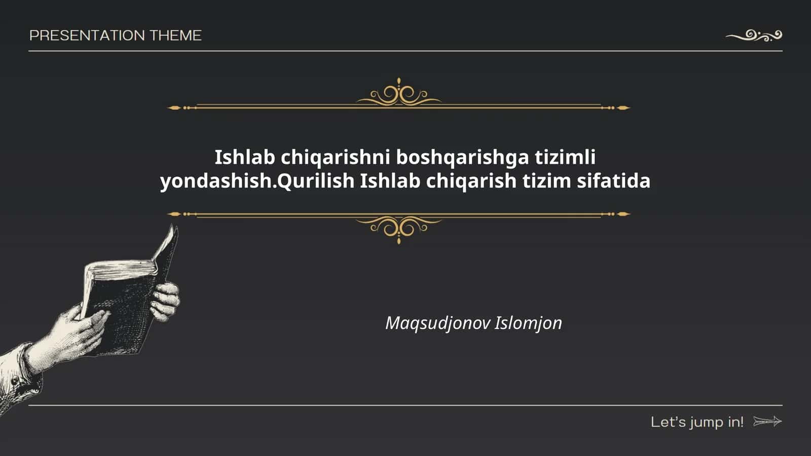 Qurilish Ishlab chiqarishni boshqarish tizimi 1