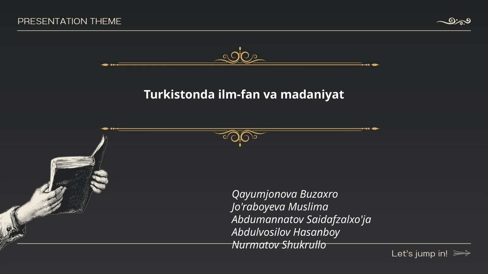 Turkistonda ilm-fan va madaniyat 1