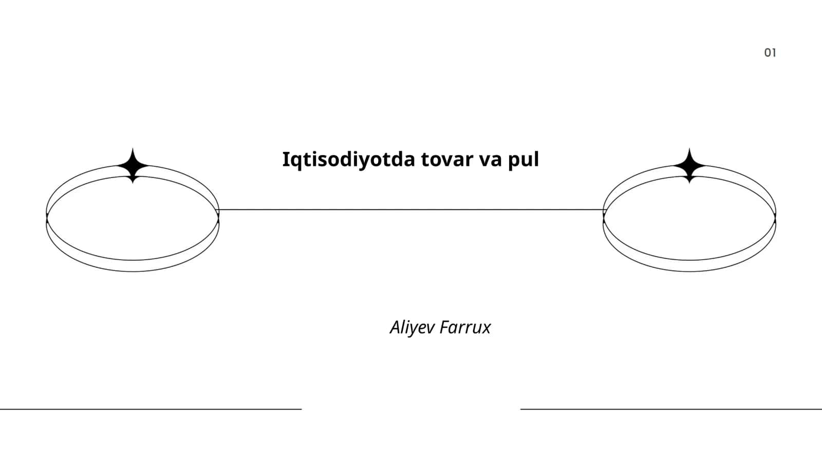 Iqtisodiyotda tovar va pul 1