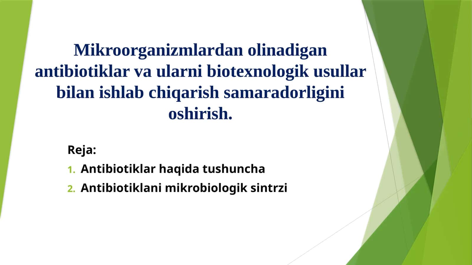 Antibiotiklar haqida tushuncha 1