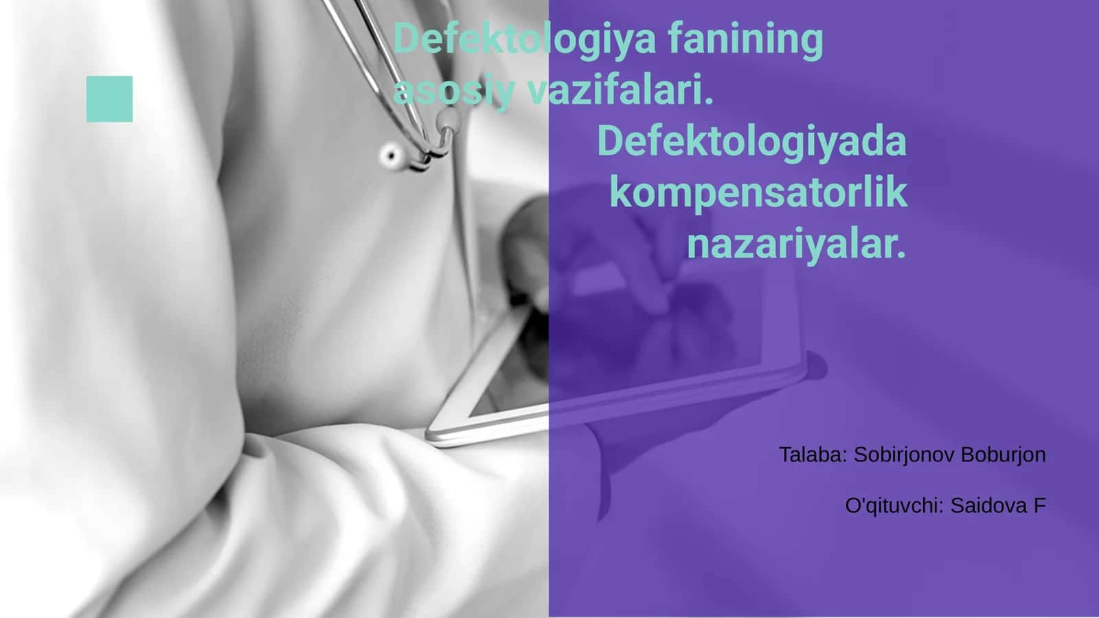 Defektologiya fanining asosiy vazifalari 1