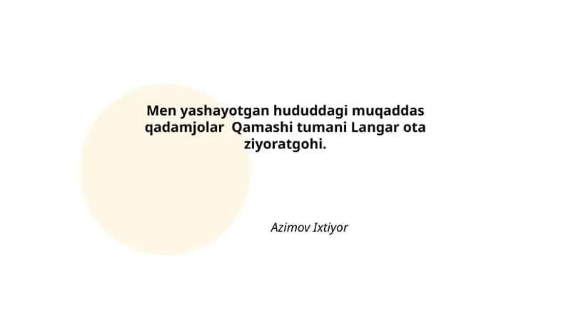 Langar ota ziyoratgohi 1