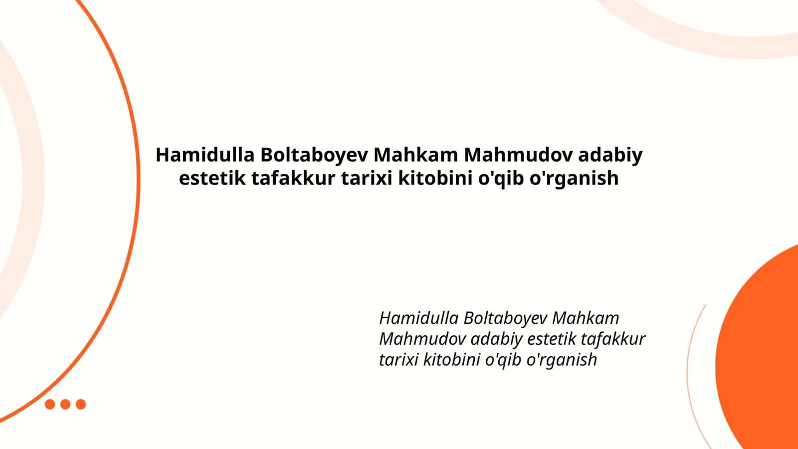 adabiy estetik tafakkur tarixi kitobi 1