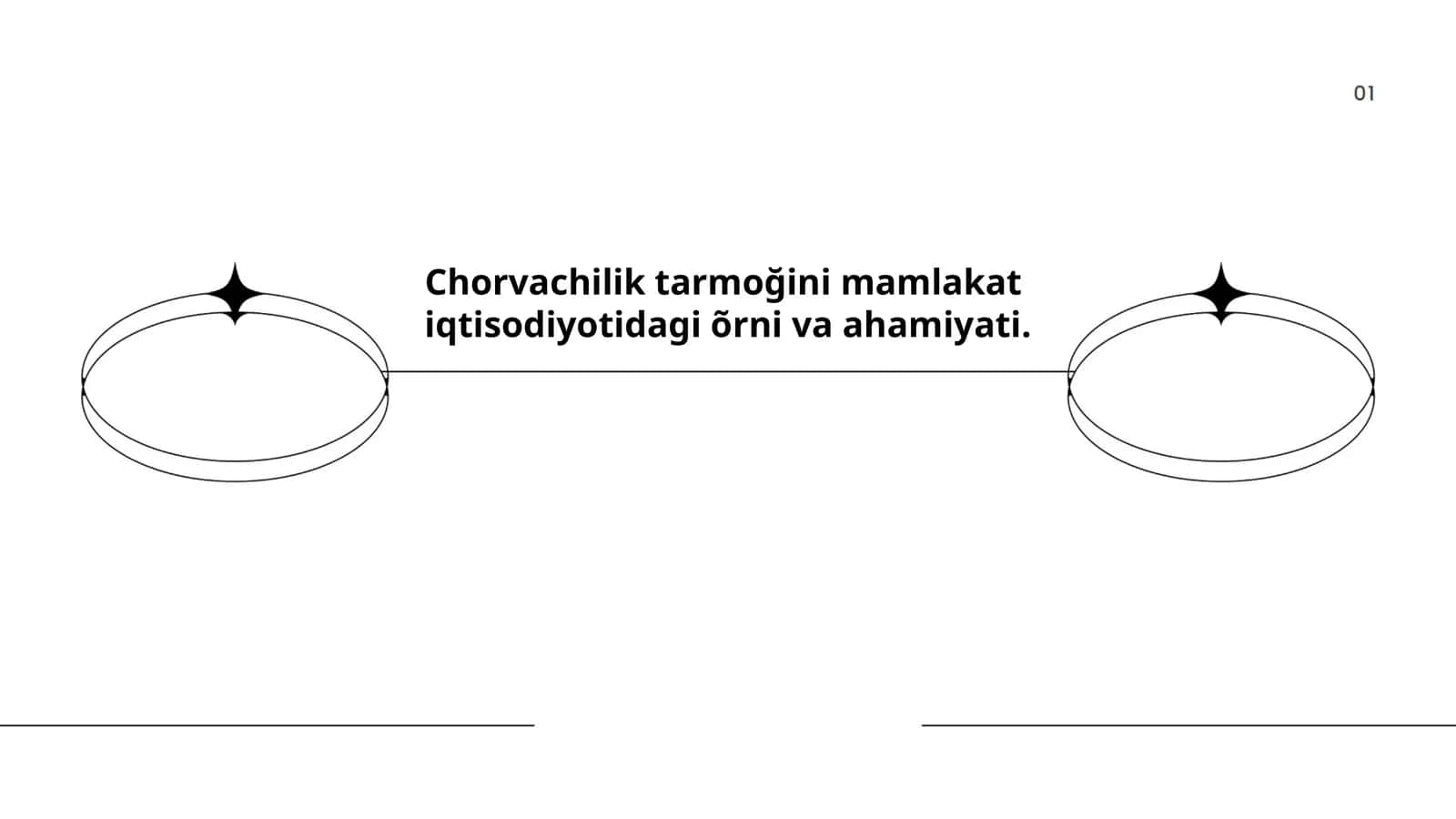 Chorvachilik tarmoğini mamlakat iqtisodiyotidagi õrni va ahamiyati 1