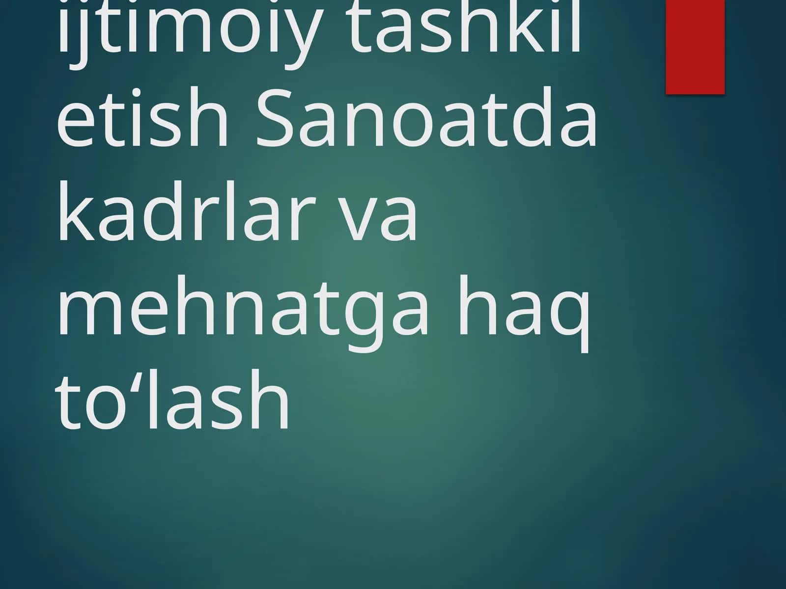 Sanoatda fan-texnika taraqqiyoti va innovatsion faoliyat 1