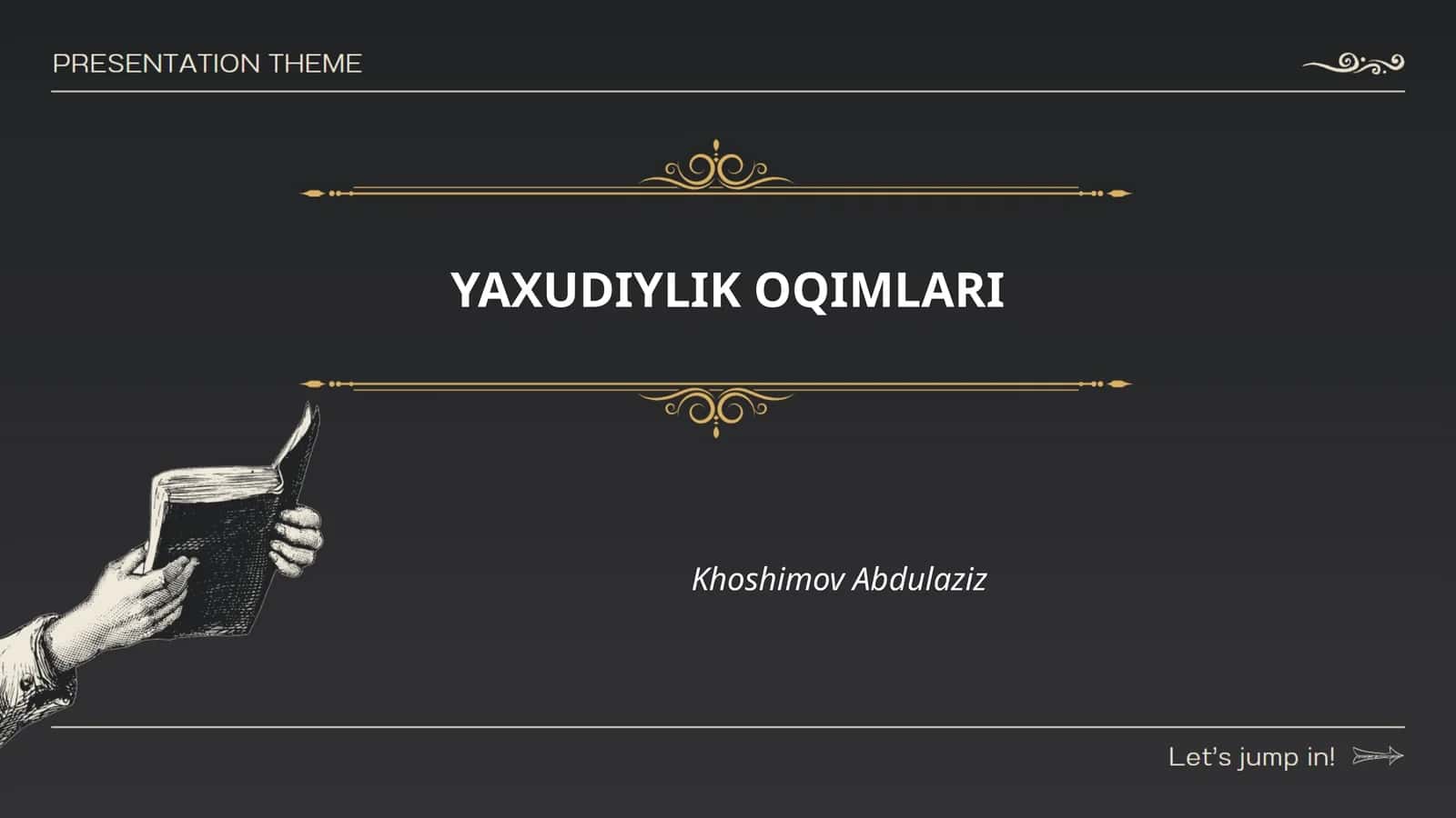 Yahudiylik Oqimlari 1