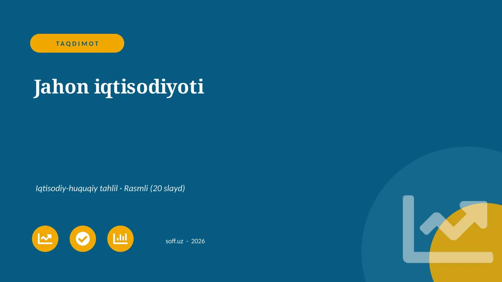 Jahon iqtisodiyoti 1
