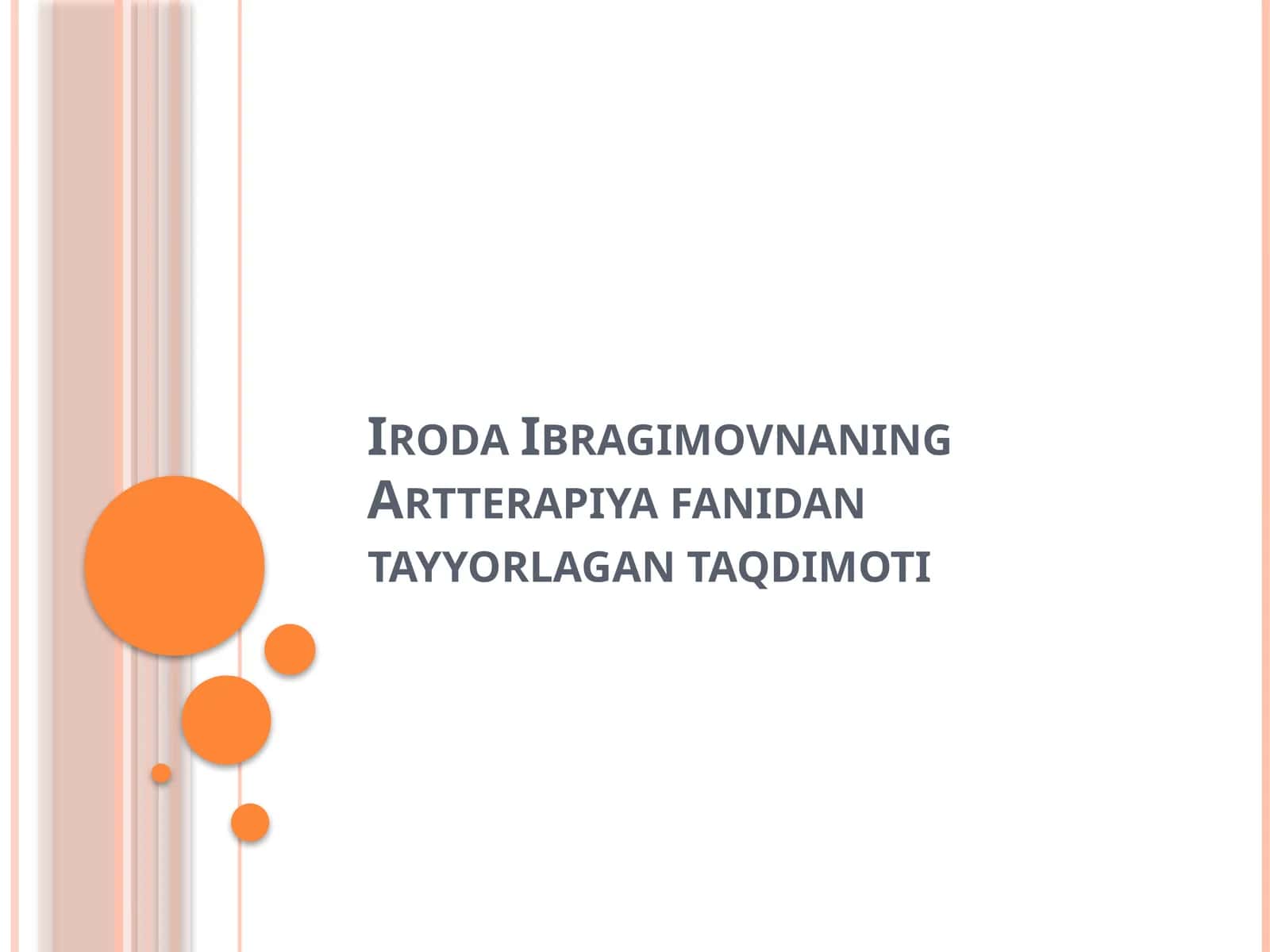 Artterapiya va uning shaxs rivojlanishidagi o‘rni 1
