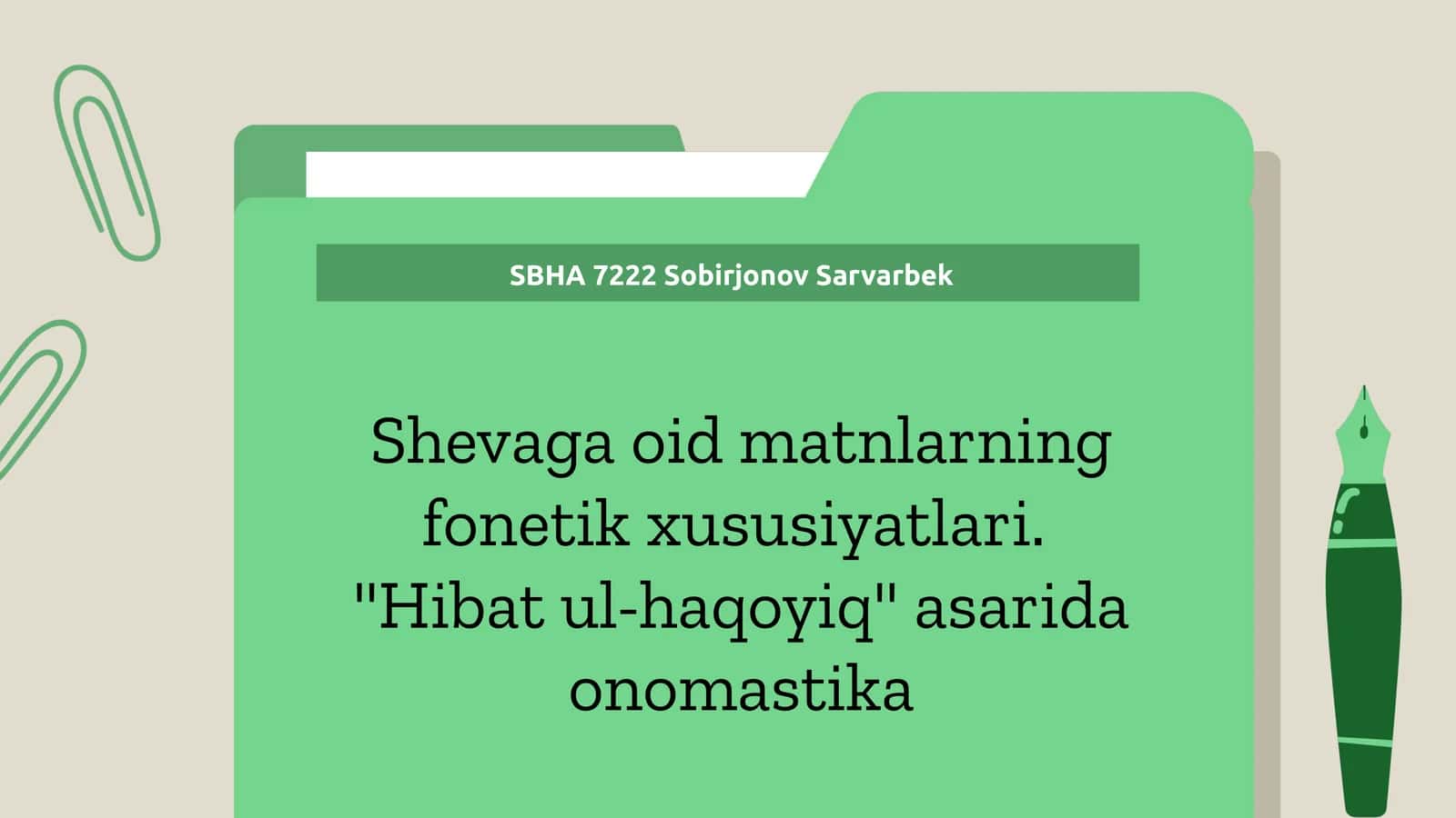 Shevaga Oid Matnlarning Fonetik Xususiyatlari 1