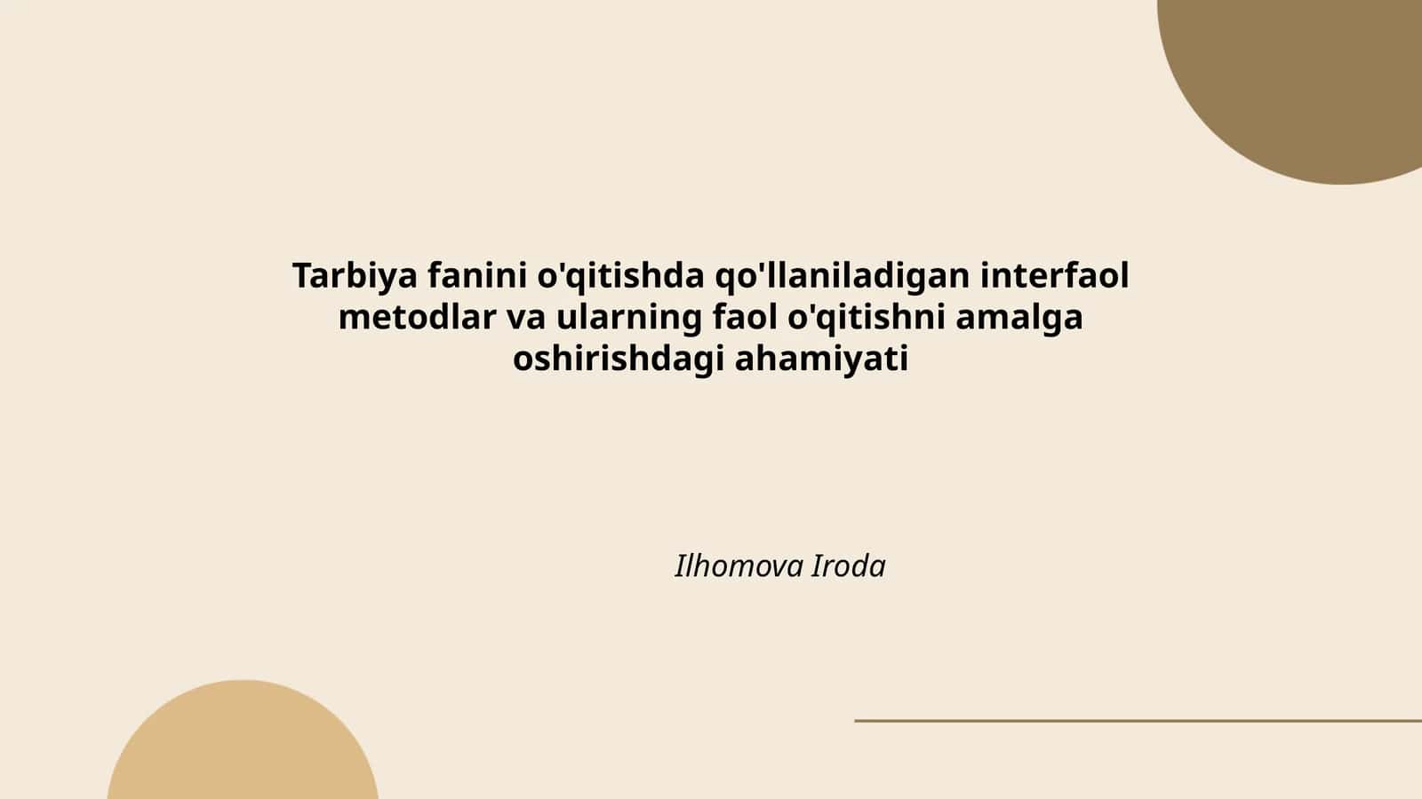 Klaster tizimi orqali ta'lim 1