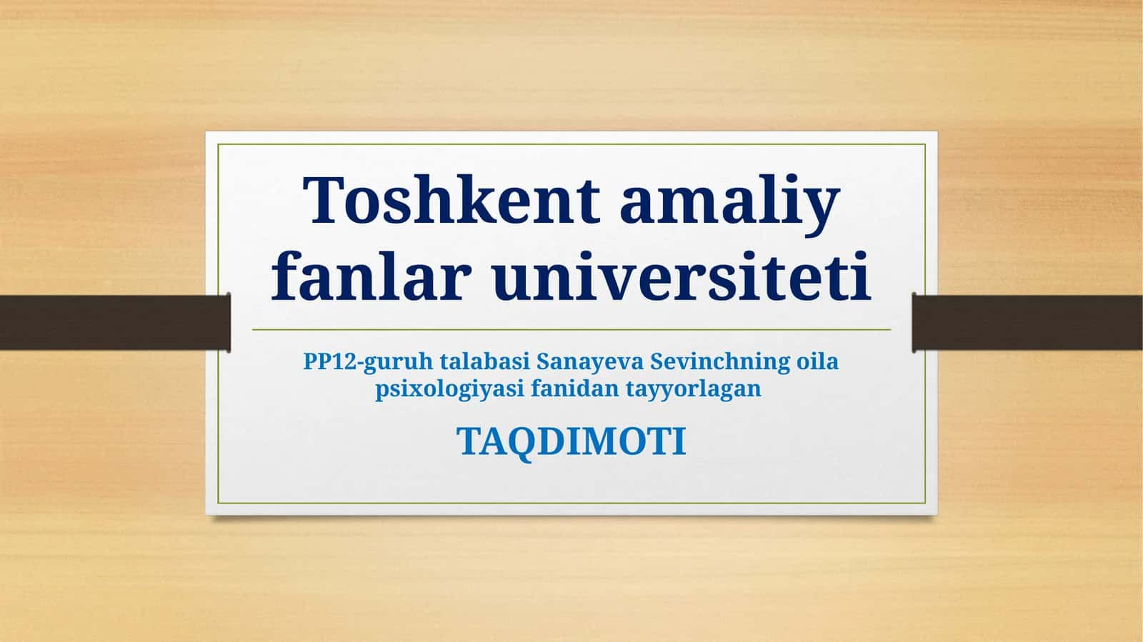 Oilaning reproduktiv vazifasi 1
