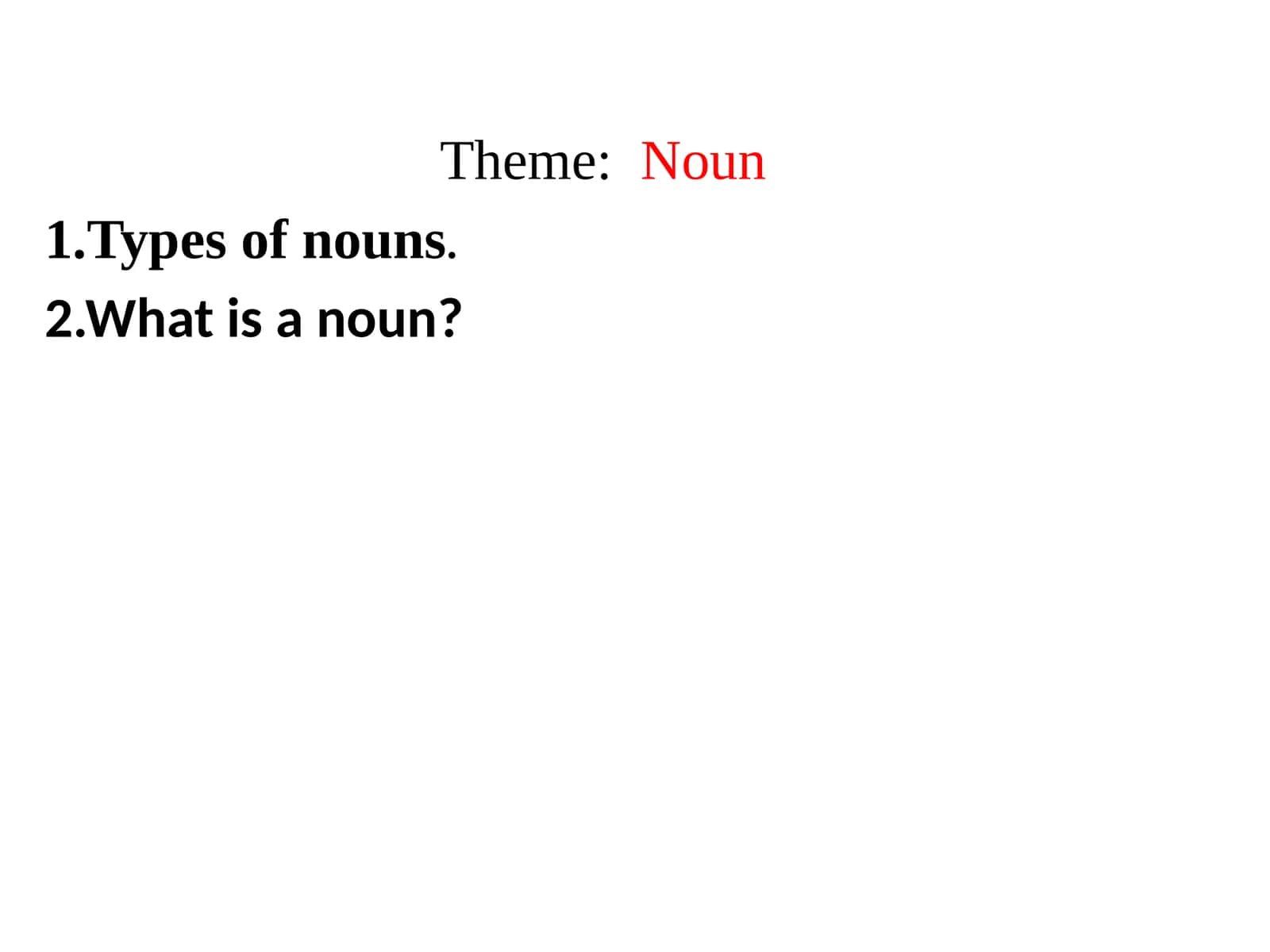 Nomlar turlari 1
