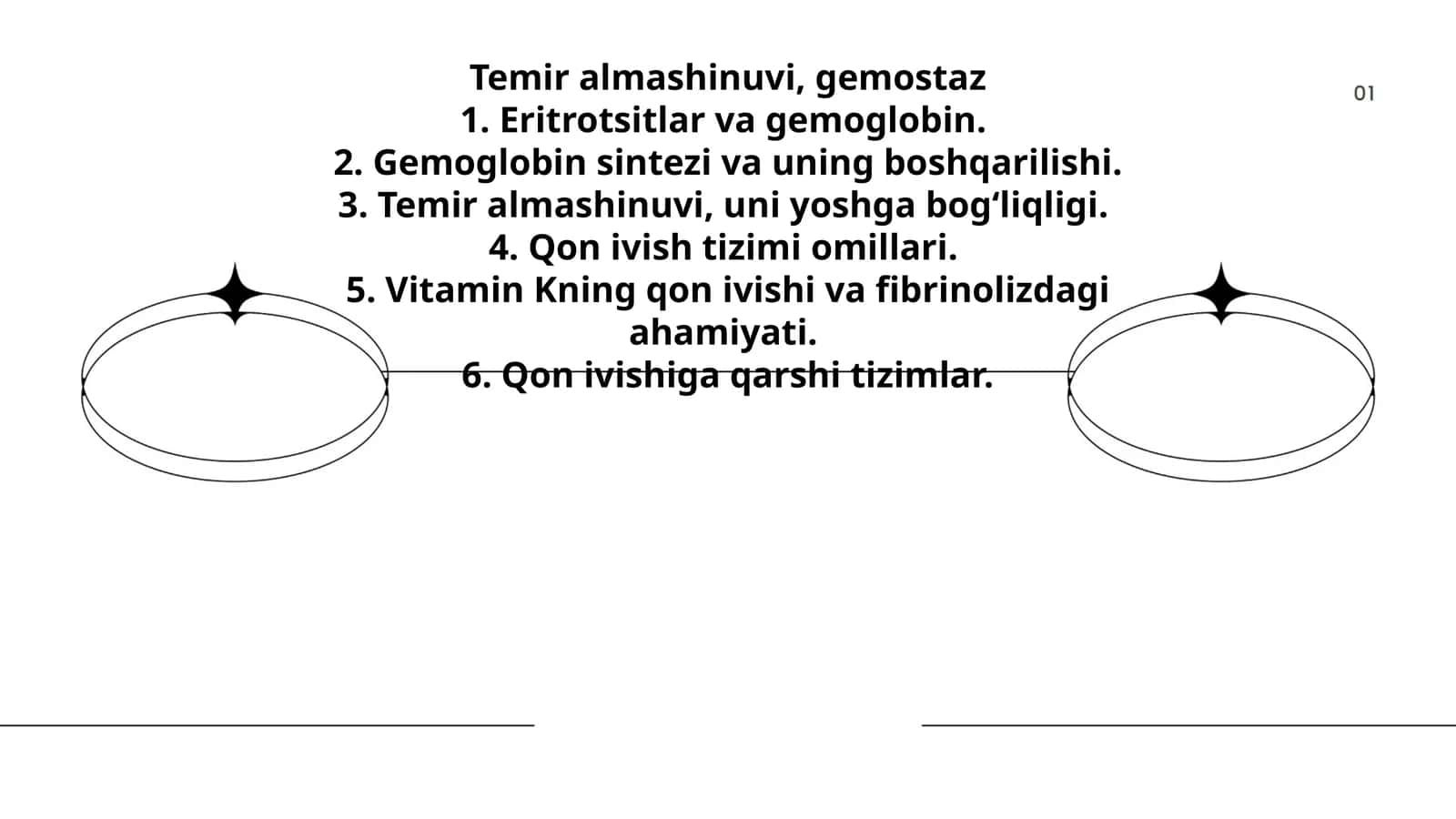 Temiralmashinuvi, gemostaz 1