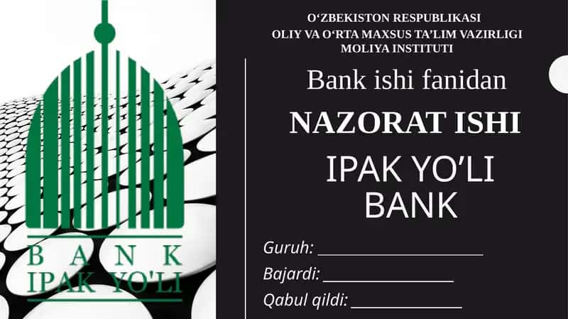 Ipak yo’li bank 1