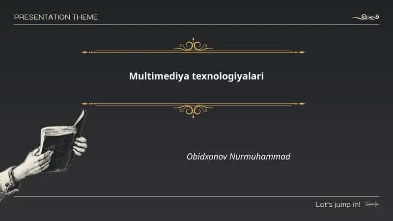 Multimediya texnologiyalari 1