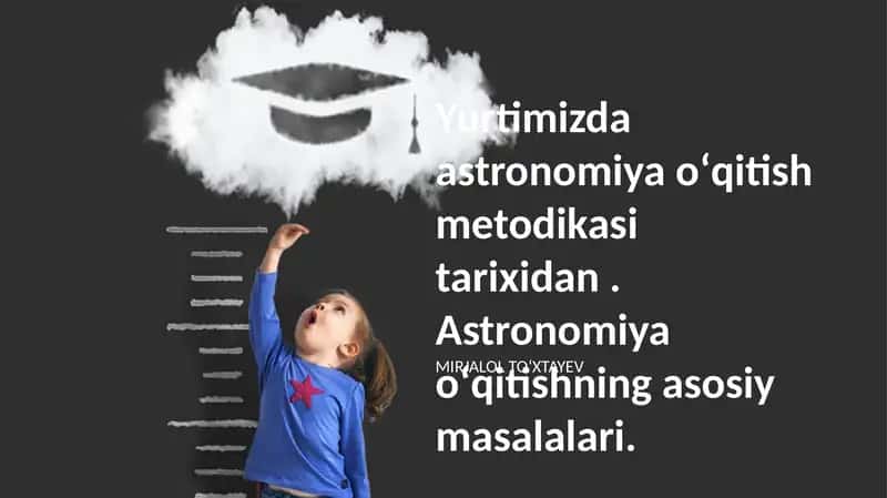 Astronomiya Oʻqitish Metodikasi 1