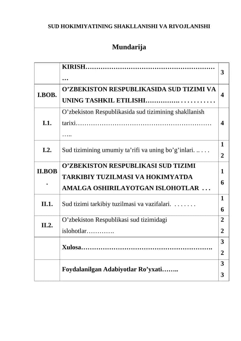 SUD HOKIMIYATINING SHAKLLANISHI VA RIVOJLANISHI 1