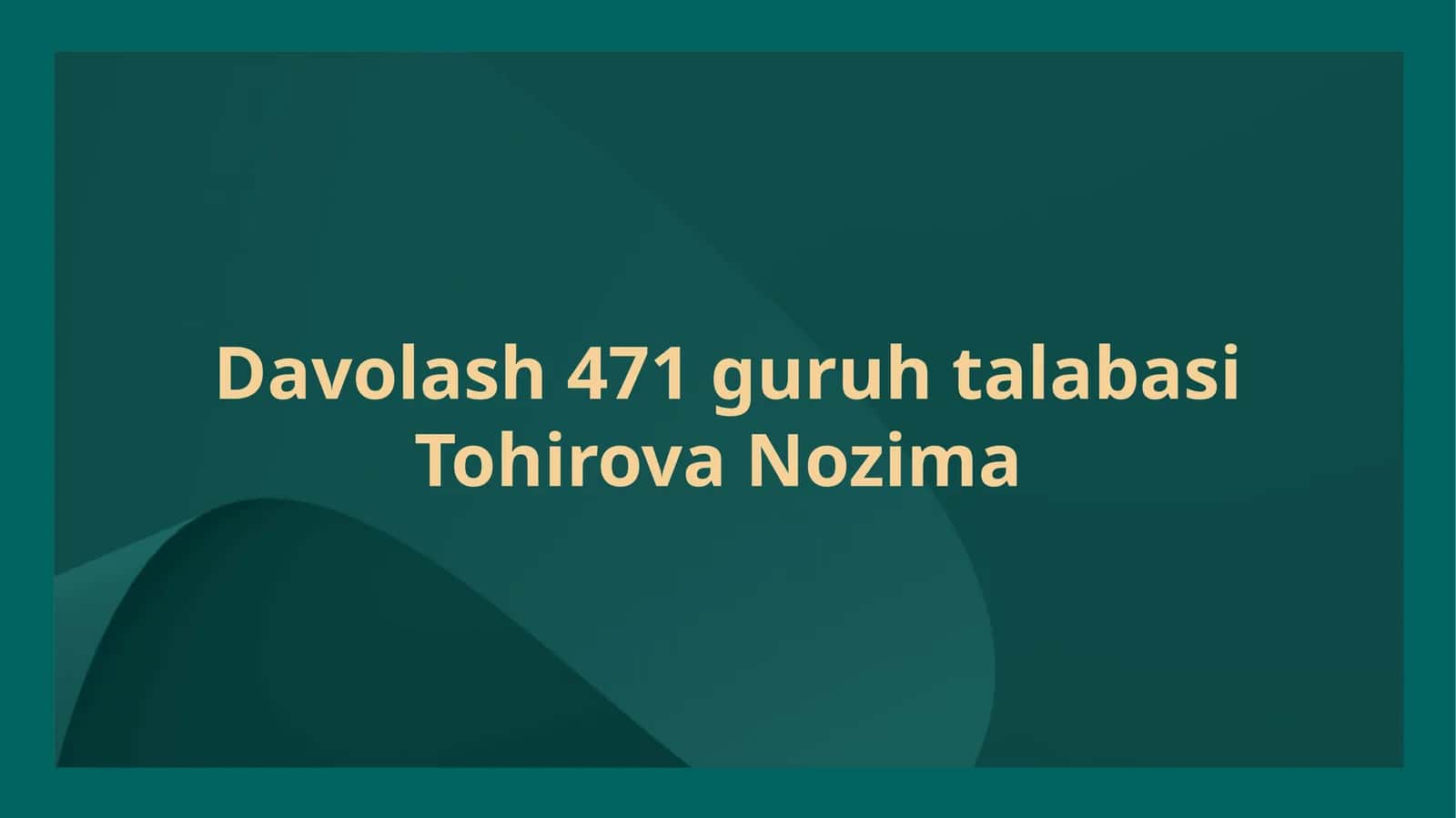 O'pka interstitsial kasalliklari 1