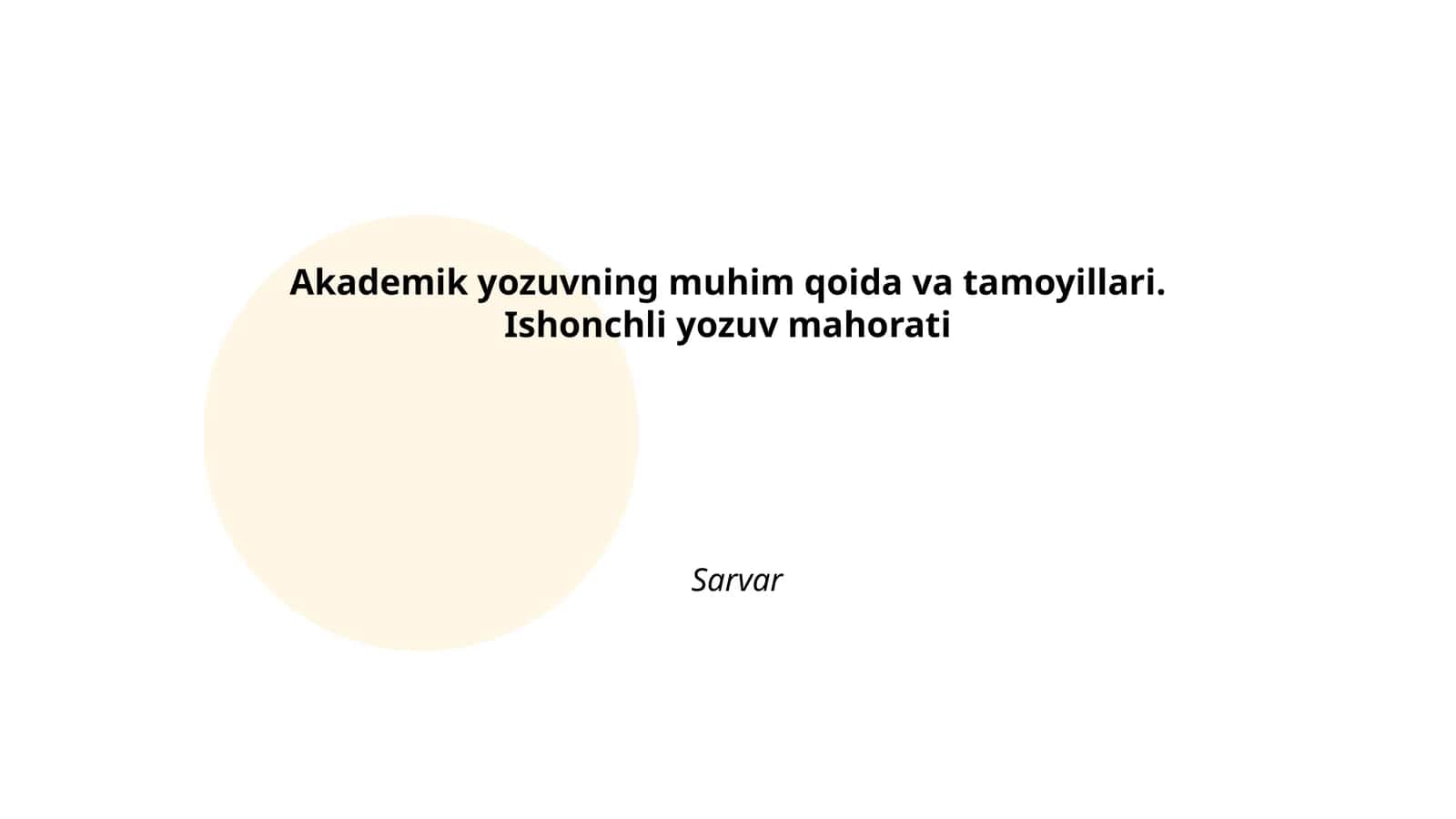 Akademik halollik 1