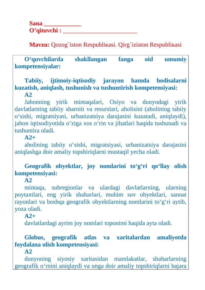 Qоzоg`istоn Rеspubliкasi. Qirg`izistоn Rеspubliкasi 1