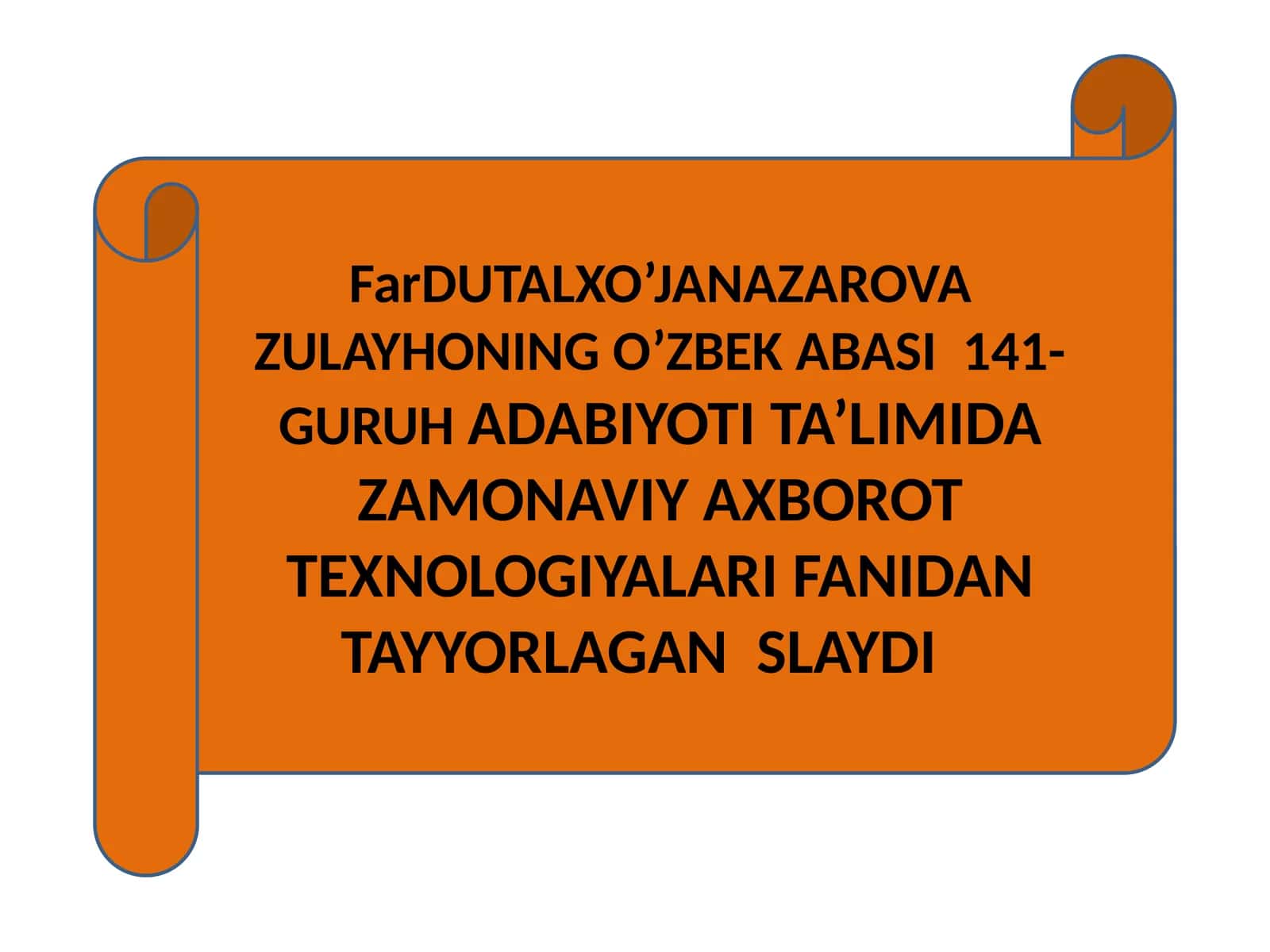 JADIDLAR IJODINI O’RGANISHDA INTERAKTIV USULLARDAN FOYDALANISH 1