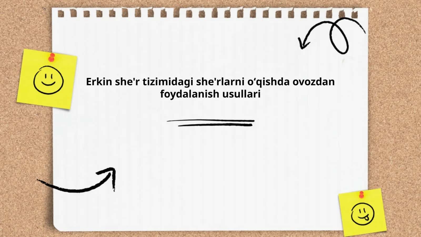 Erkin she'r tizimidagi she'rlarni oʻqishda ovozdan foydalanish usullari 1