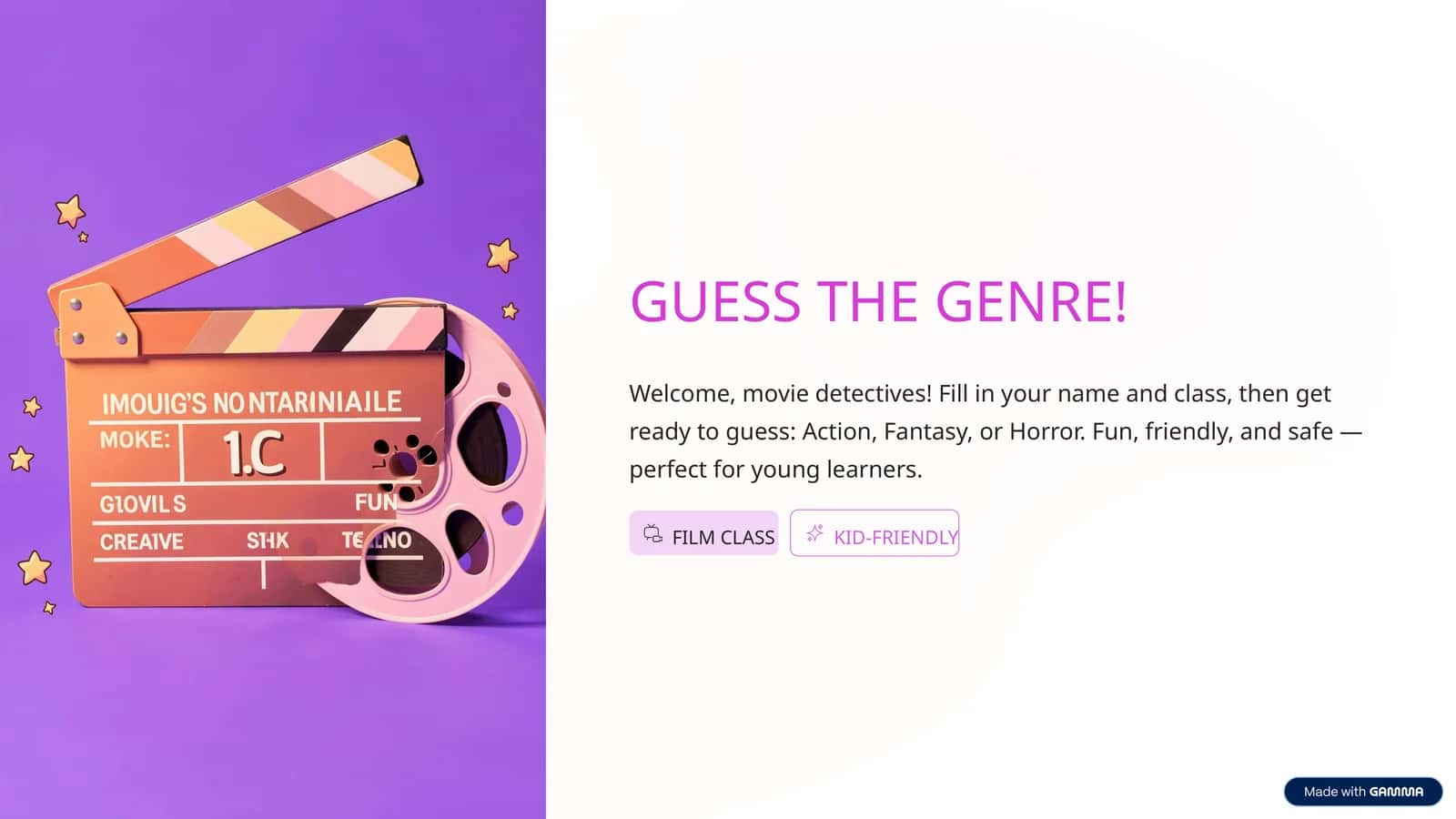 GUESS THE GENRE! 1