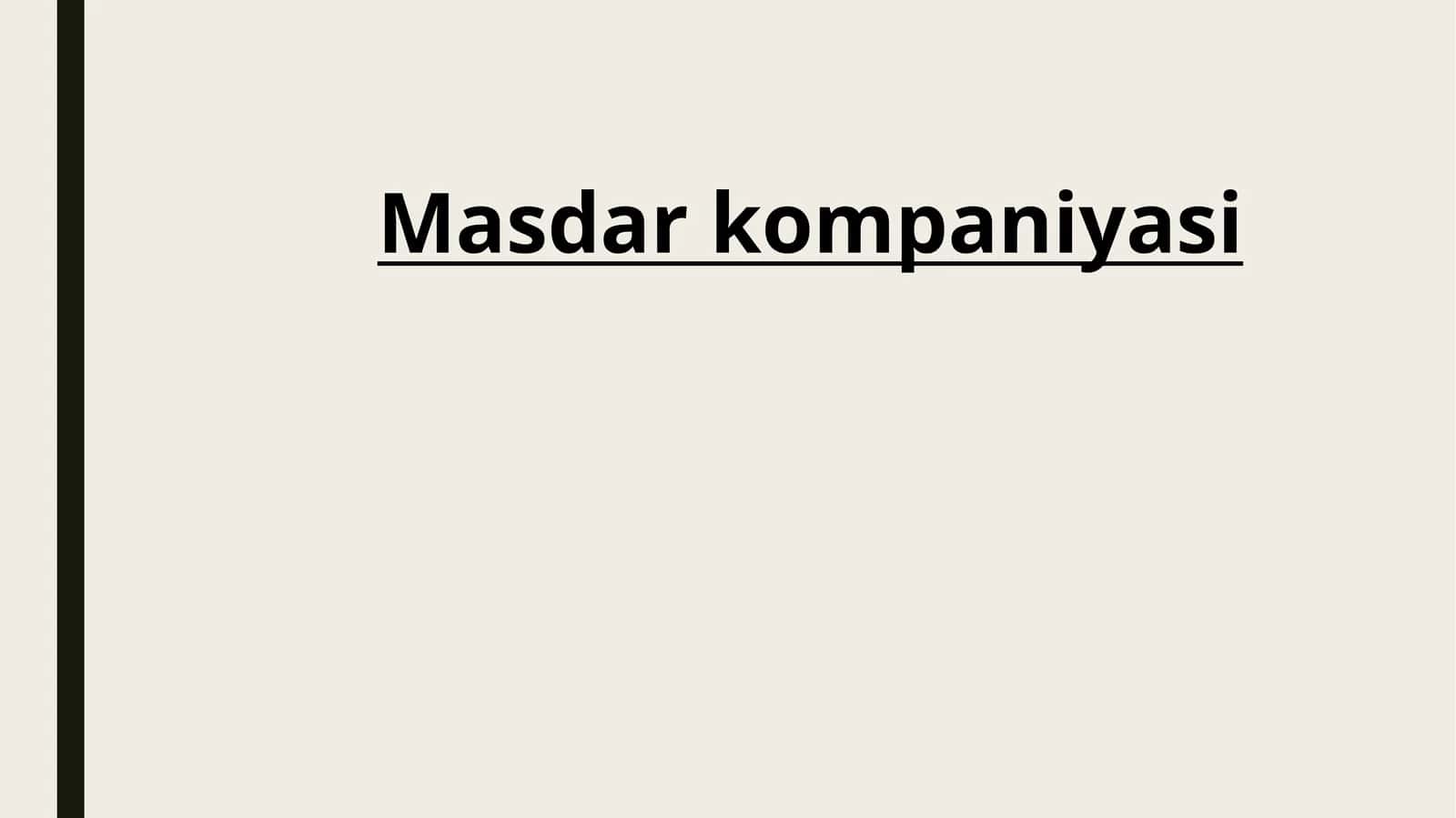 Masdar kompaniyasi 1