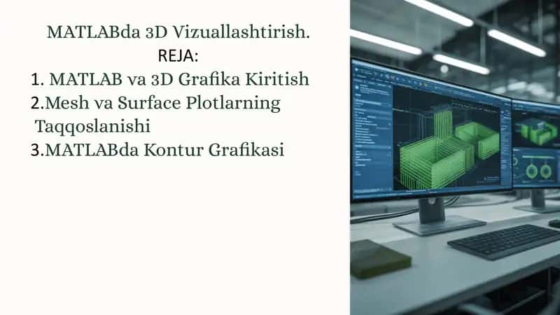 MATLABda 3D Vizuallashtirish 1