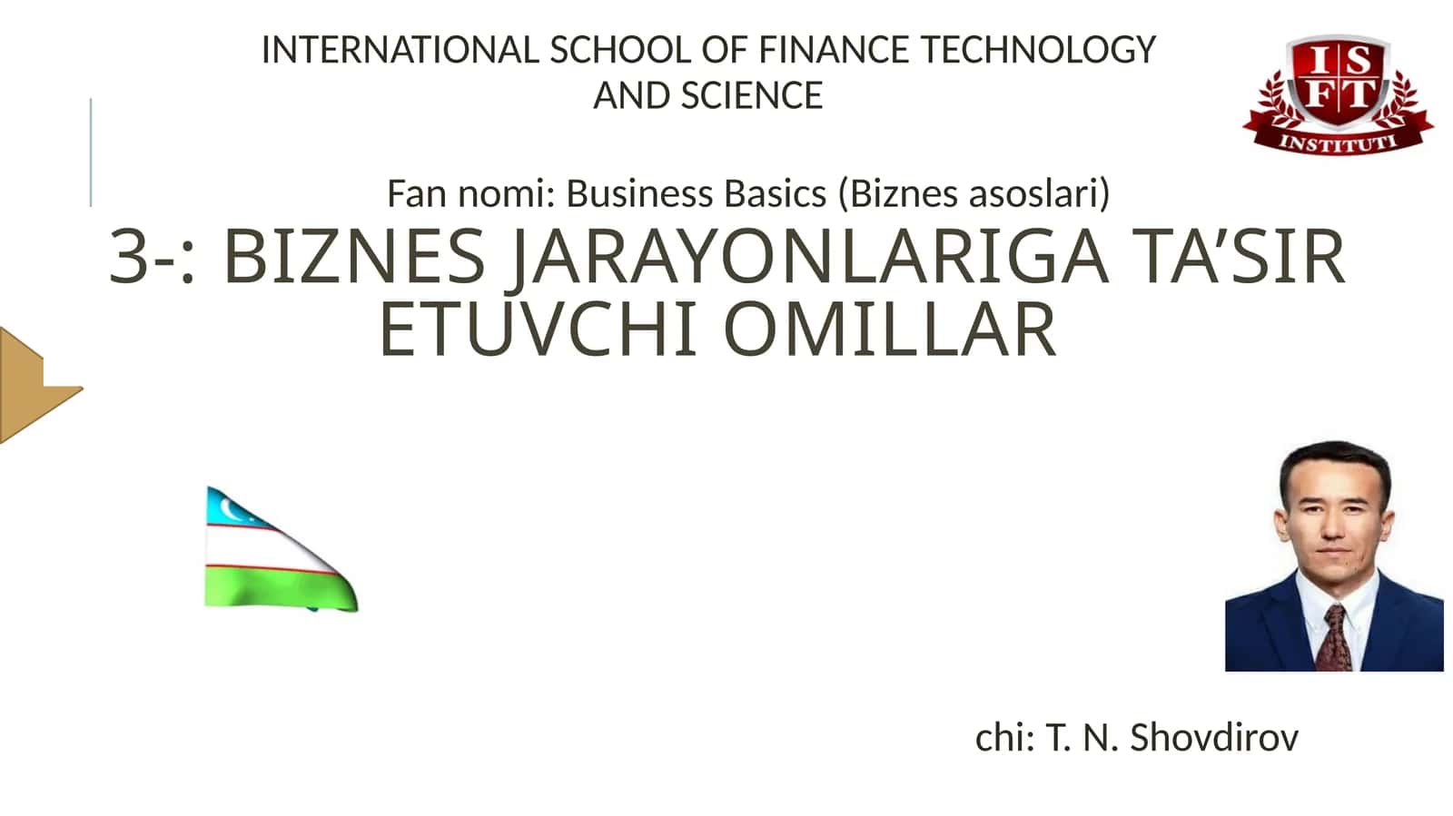 Business Basics (Biznes asoslari) 1
