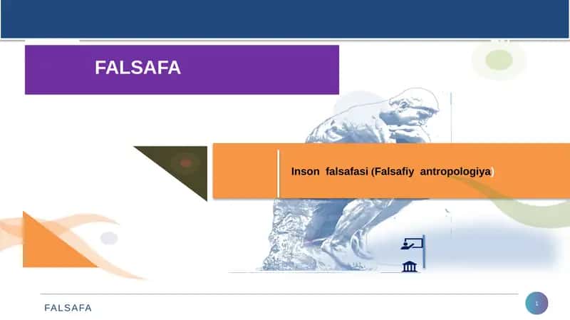 Insоn  falsafasi (Falsafiy  antropologiya) 1