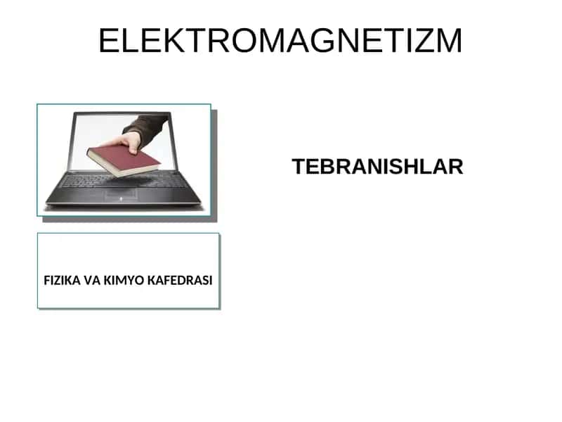 Elеktromagnit maydonni vujudga kеlishi 1