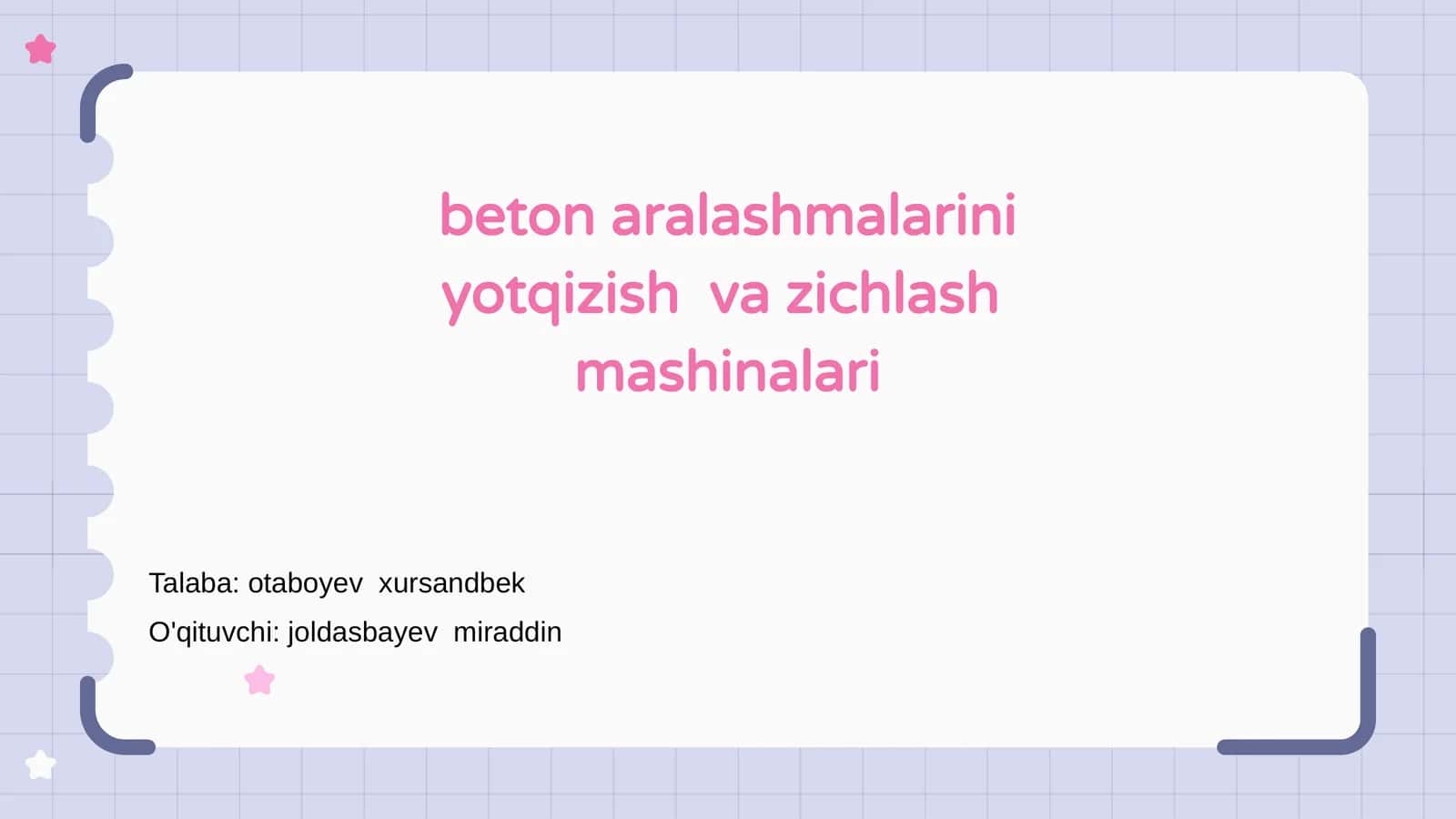 Beton aralashmalarini yotqizish va zichlash mashinalari 1