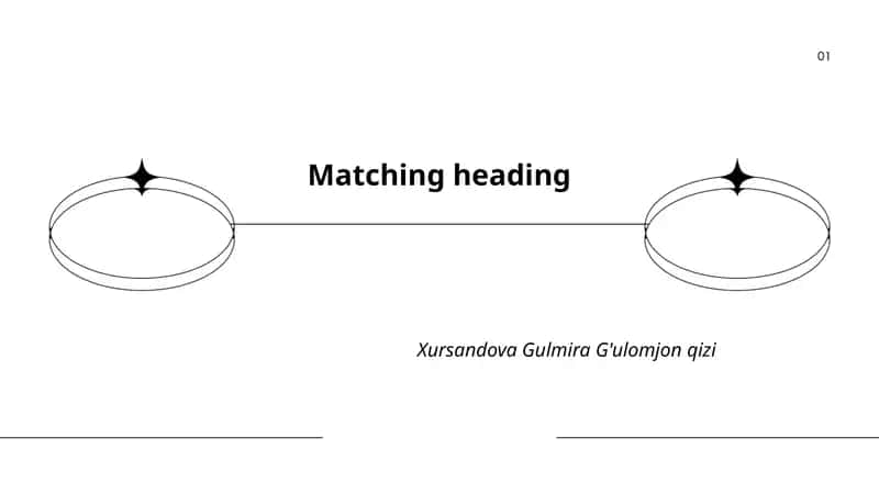 Matching heading tasks 1